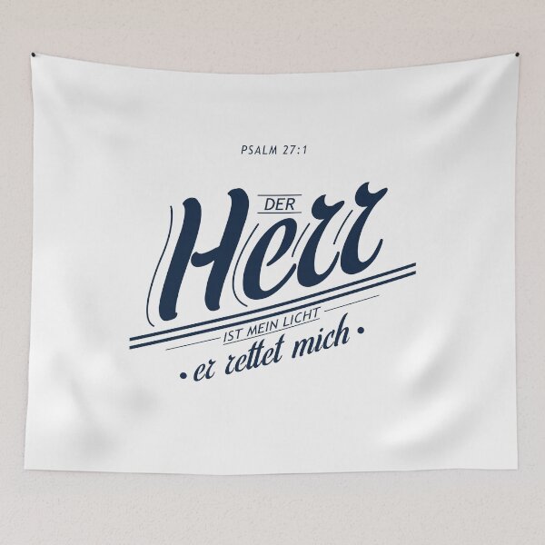 Artikelvorschau, Bibelvers HFA Psalm 27,1 entworfen und verkauft von GoodNewsDesign.