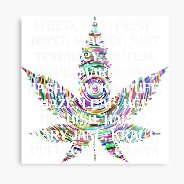 Wandbilder Hanfblatt Redbubble