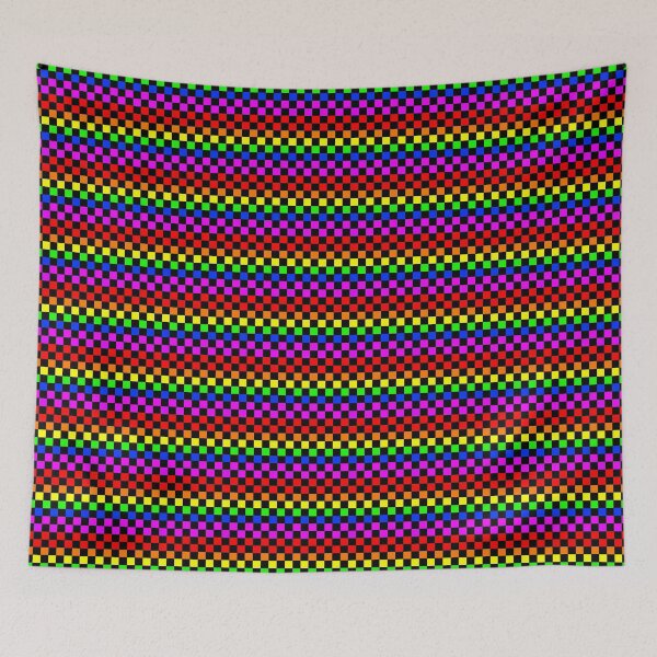 Item preview, Gay Flag - Horizontal Checkerboard designed and sold by SourCheeks.
