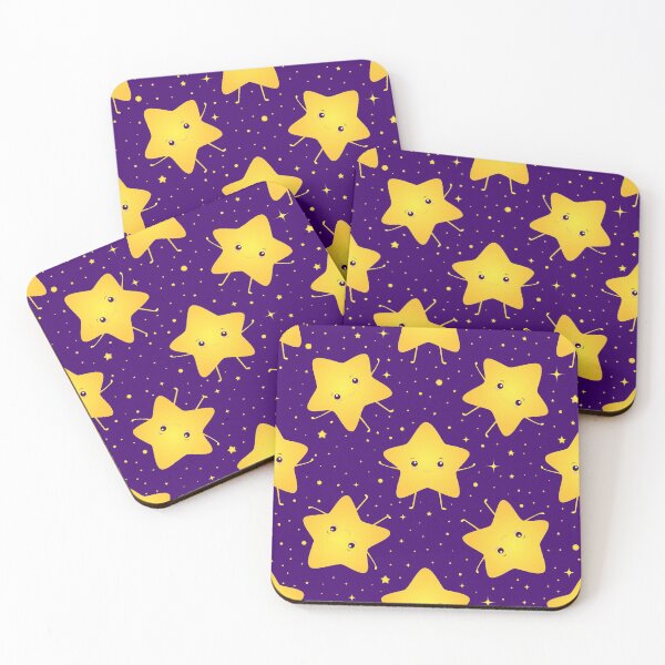 Item preview, Cute, kawaii, bright smiling stars seamless sweet pattern. designed and sold by Kioto.