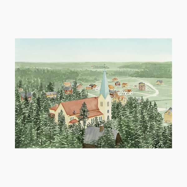 Duvbo Church, Sundbyberg, Sweden Photographic Print