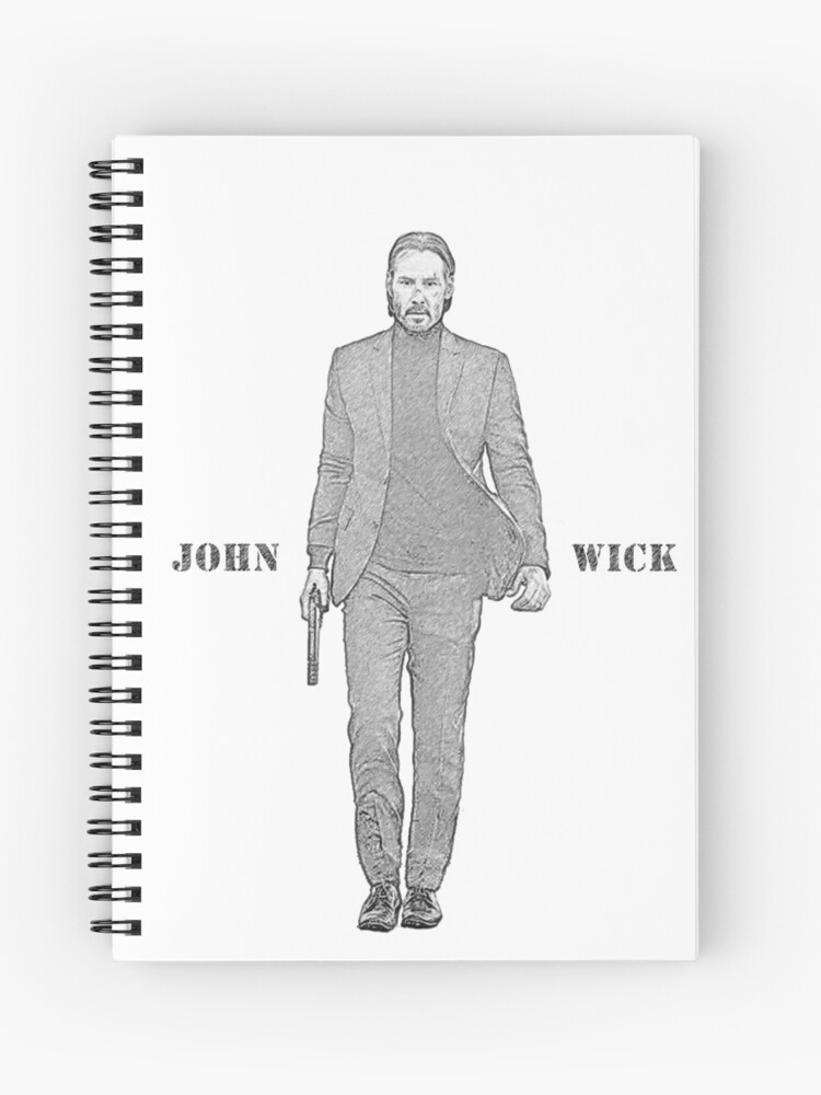 John Wick Draw Pencil Poster