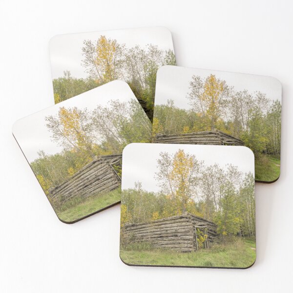 Item preview, Reclaimed by Nature - Abandoned Log Cabin in the Woods designed and sold by Georgia Mizuleva.