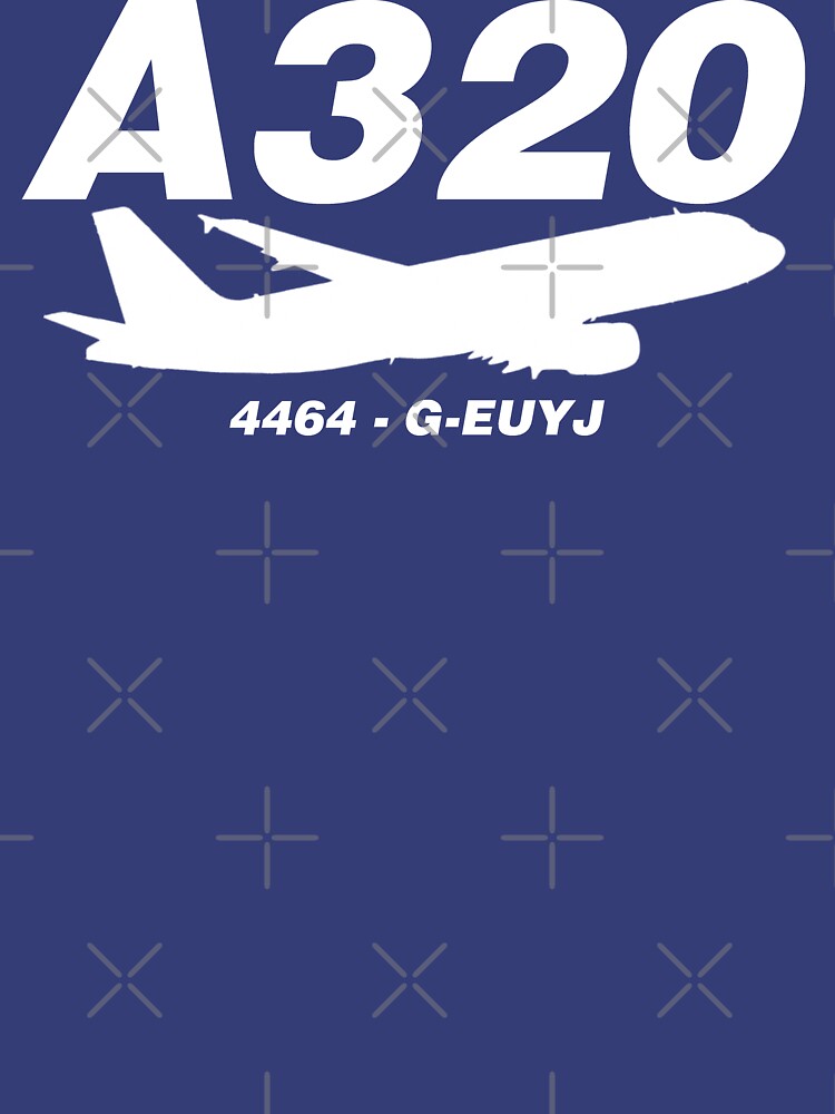 A320 4464 G-EUYJ (White Print) by AvGeekCentral