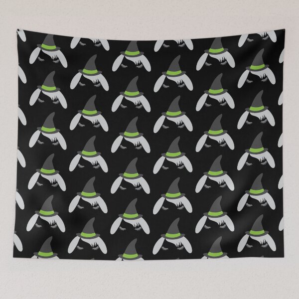 Item preview, sleepy lop bunny in a witches hat designed and sold by jazzydevil.