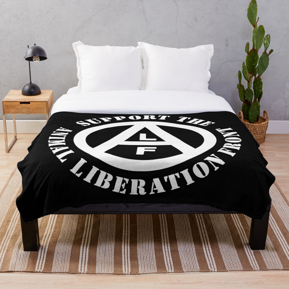 "ANIMAL LIBERATION FRONT" Throw Blanket by francisinartha ...