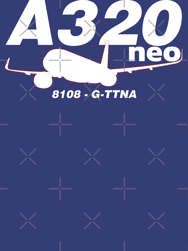 A320neo 8108 G-TTNA (White Print) by AvGeekCentral