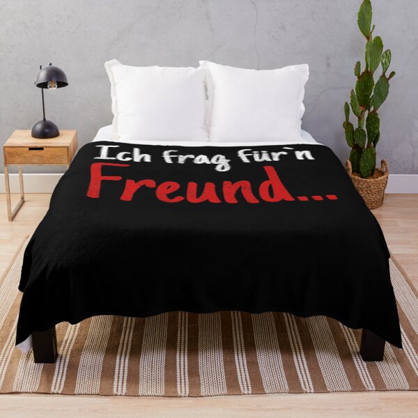 Artikelvorschau, Ich frag fürn Freund Humor Witzig Spruch Geschenk entworfen und verkauft von Weilichesmag.