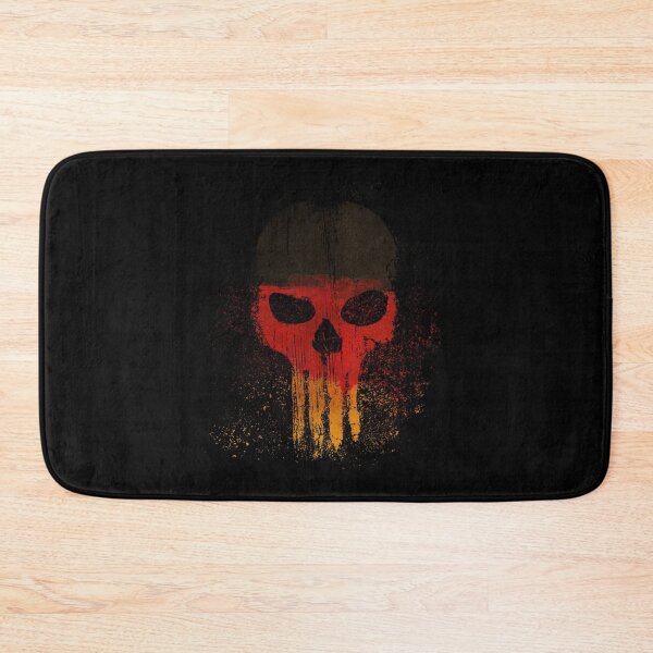 Item preview, Germany flag skull and crossbones skull gift designed and sold by Weilichesmag.