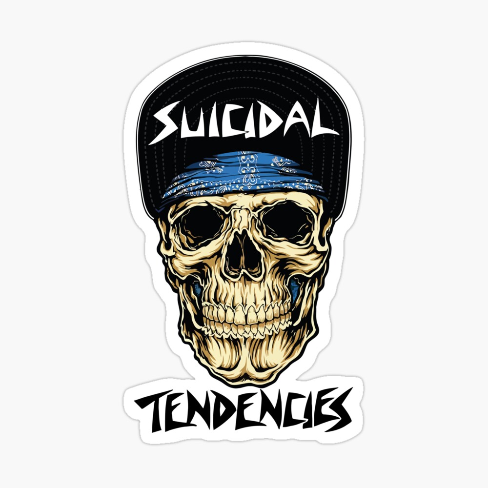 Face Skull Suicidal Tendencies Poster By Laurie Sander Redbubble