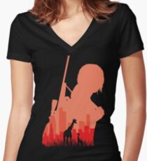 The last Hope Women's Fitted V-Neck T-Shirt