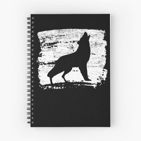 Item preview, Howling Wolf Silhouette Washed Grunge Gift designed and sold by Weilichesmag.