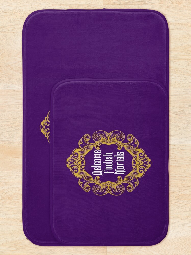 Alternate view of Welcome Foolish Mortals Bath Mat