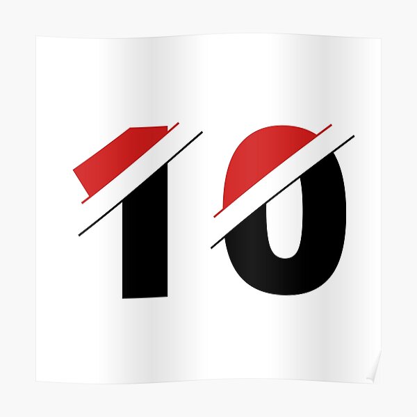 ten-is-my-lucky-number-poster-for-sale-by-urosek-redbubble