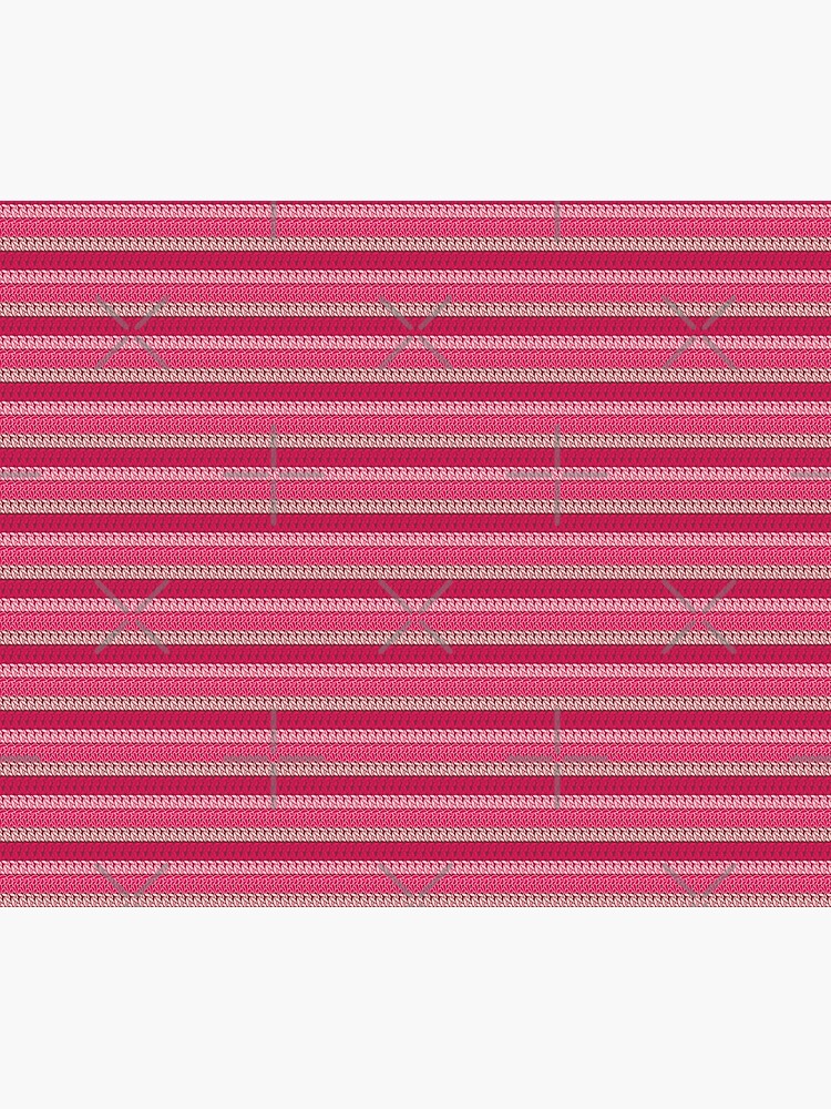 Faux double crochet stitch pattern with pink, wine red and blush pink by nobelbunt