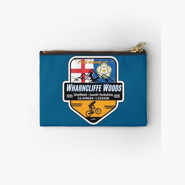 Item preview, Wharncliffe Woods Mountain Bike MTB Sticker T-Shirt 01 designed and sold by OuterShellUK.