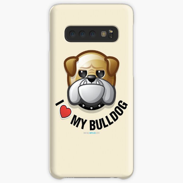 I Love My Bulldog Samsung Galaxy Snap Case