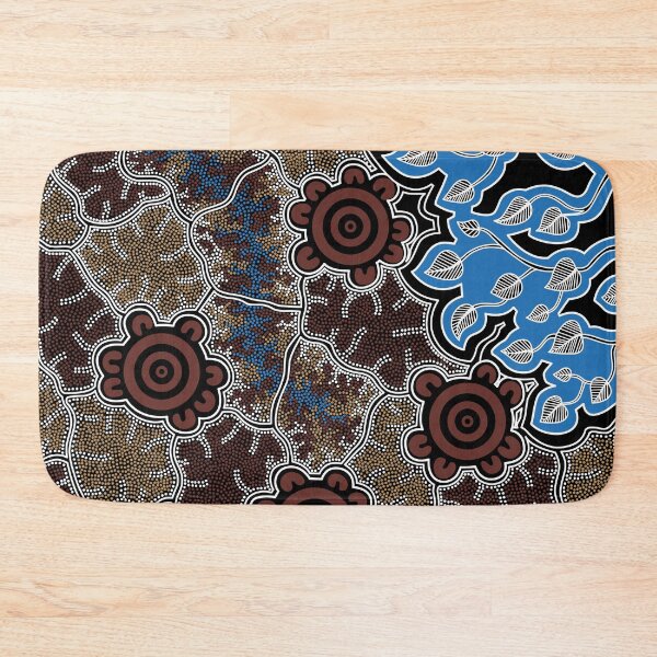 Item preview, Authentic Aboriginal Art - Water Lilly Dreaming designed and sold by HogarthArts.