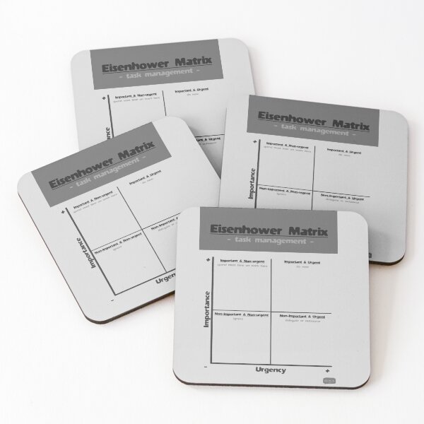 Item preview, Eisenhower Matrix - Grey designed and sold by Peter Hertzberg.
