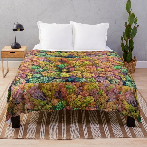 Item preview, Aerial view of colorful autumn forest designed and sold by Lukasz Szczepanski.