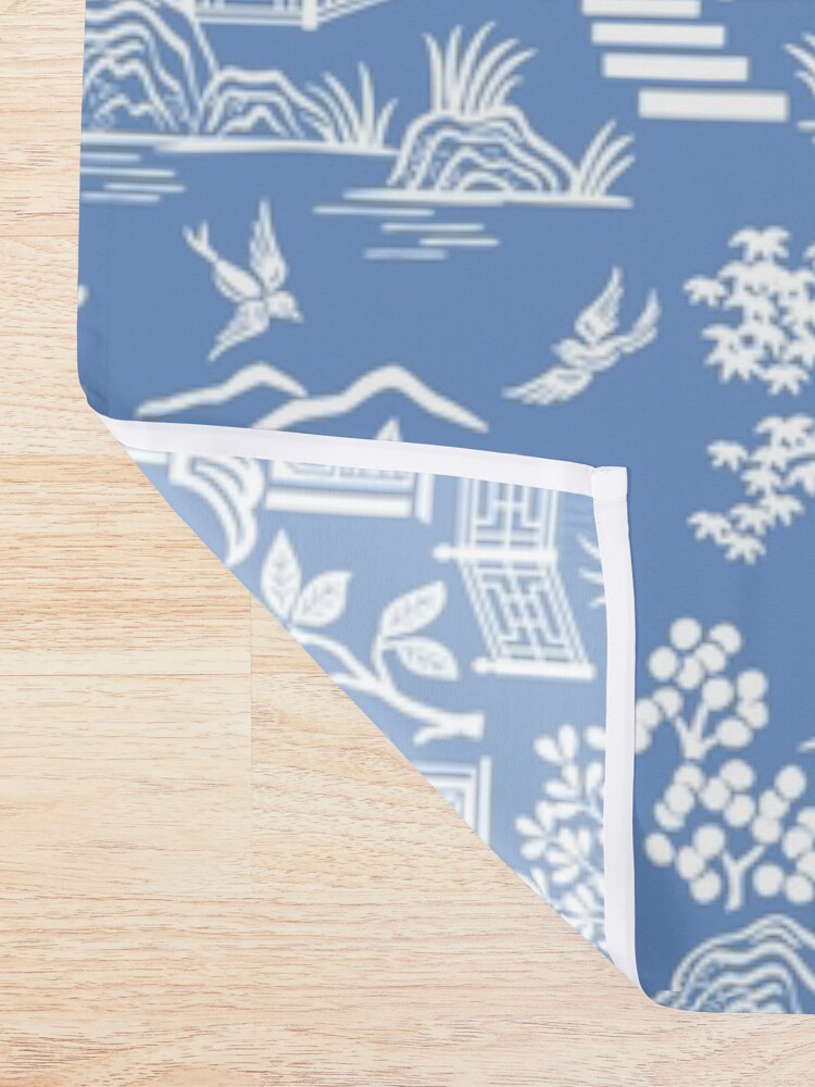 Thumbnail 2 of 5, Shower Curtain, Chinoiserie Pagoda designed and sold by bpixton.