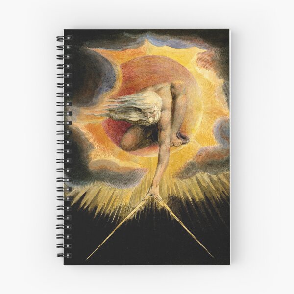 Item preview, William Blake "Urizen depicted in Blake's watercoloured etching The Ancient of Days." designed and sold by Alexandra Dahl.