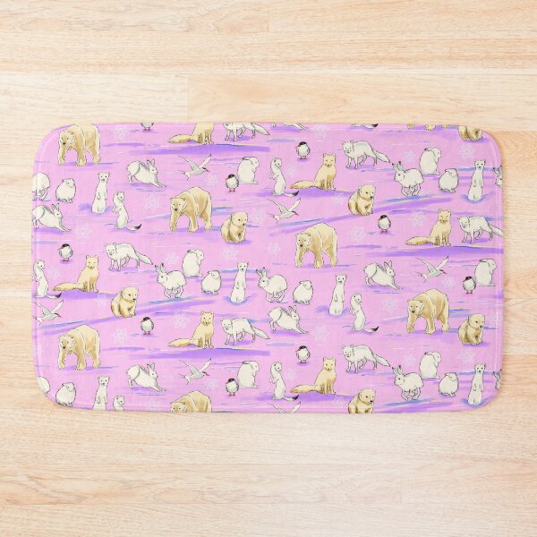 Item preview, Arctic Animals in Pink Sunrise designed and sold by vinpauld.