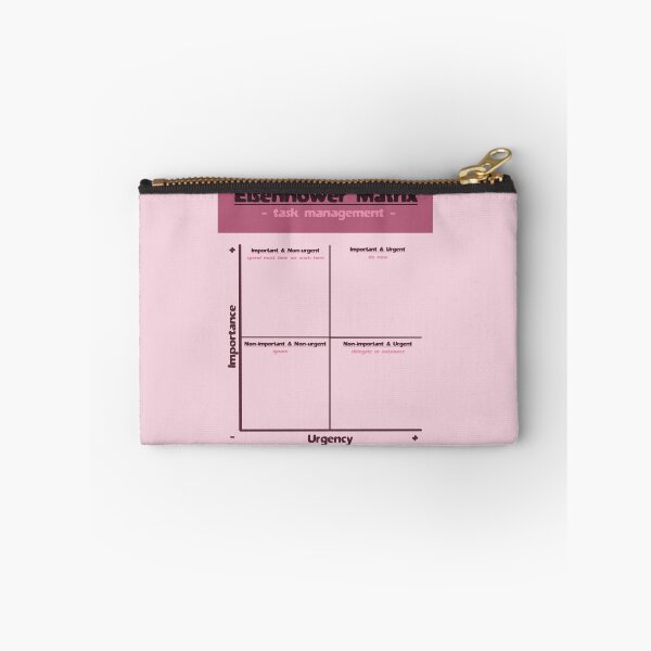 Item preview, Eisenhower Matrix - Pink designed and sold by Peter Hertzberg.