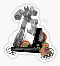 Attack of The Robot Sticker