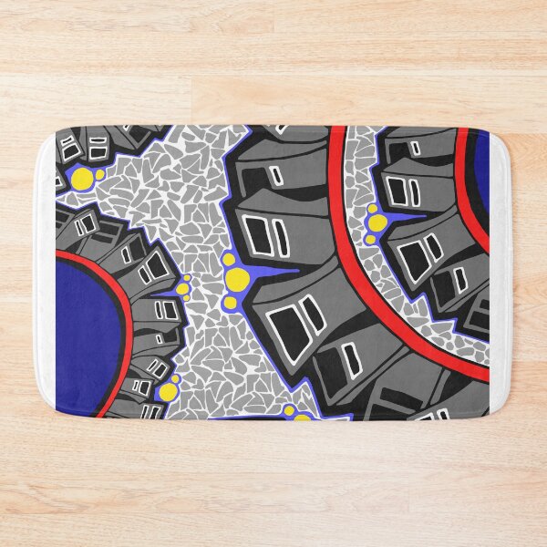 Item preview, The Original Street Wear – Snake in the City Colour Authentic Aboriginal Art -  designed and sold by HogarthArts.