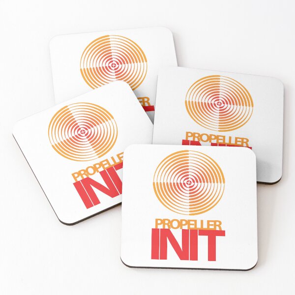 Item preview, Propeller INIT - In Orange And Red designed and sold by sleepingdogprod.