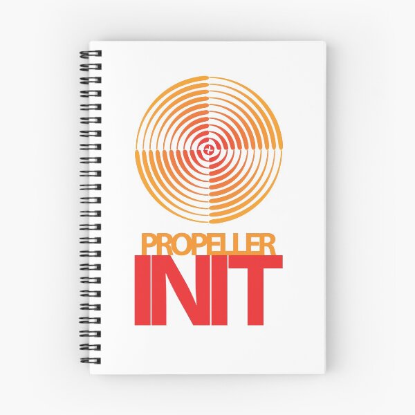 Item preview, Propeller INIT - In Orange And Red designed and sold by sleepingdogprod.