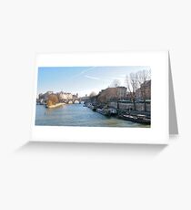 The River Seine 2 Greeting Card