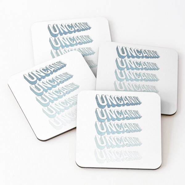 Item preview, Uncanny (White & Blue) designed and sold by GeekshopUK.