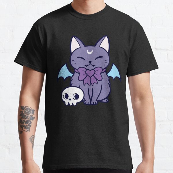 Black Bat Kitten 02 | Nikury Classic T-Shirt