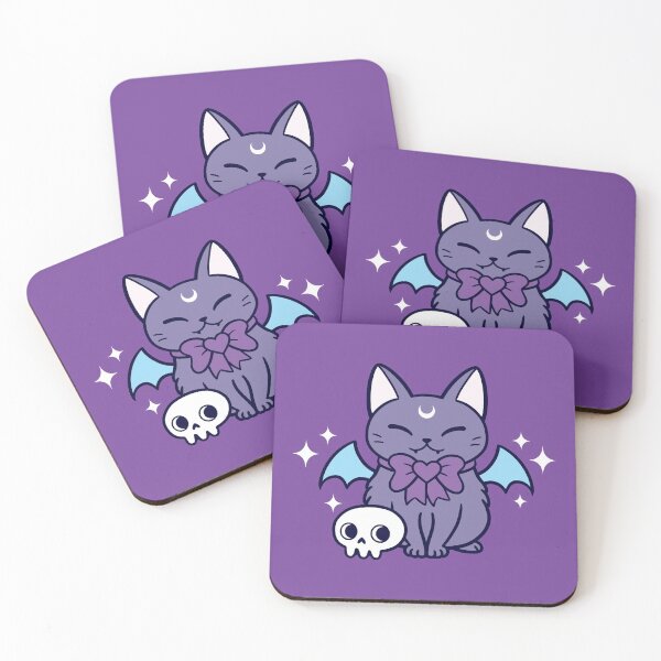 Item preview, Black Bat Kitten 02 | Nikury designed and sold by nikury.