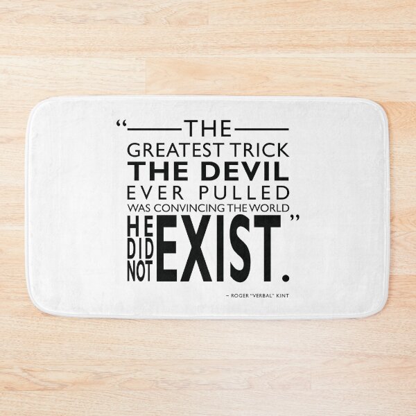 Item preview, The Greatest Trick The Devil Ever Pulled designed and sold by rogue-design.