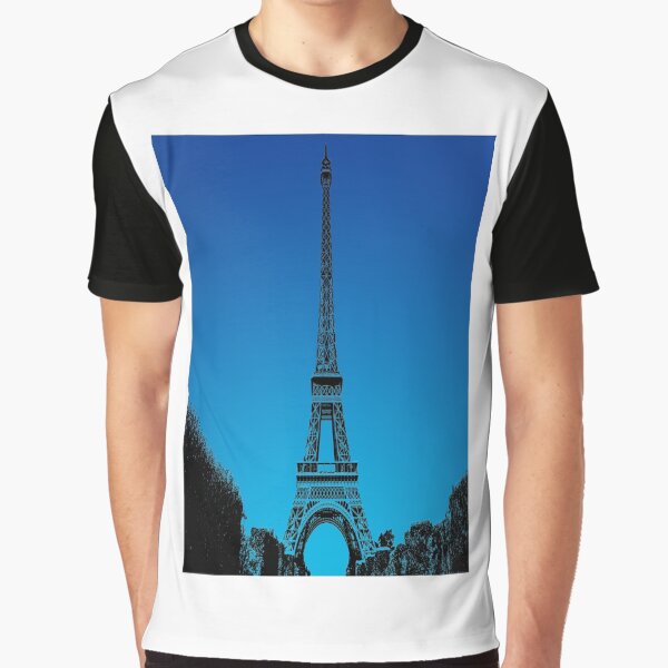 Eiffel Tower Poster Graphic T-Shirt