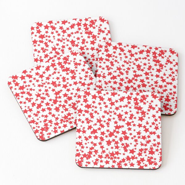 Item preview, Red stars on white designed and sold by creatyrunsfree.
