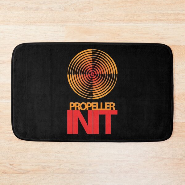 Item preview, Propeller INIT - Orange and Red - mostly on Black designed and sold by sleepingdogprod.
