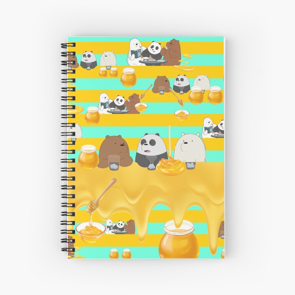  We  bare  bears  Spiral Notebook  by Mauswohn Redbubble