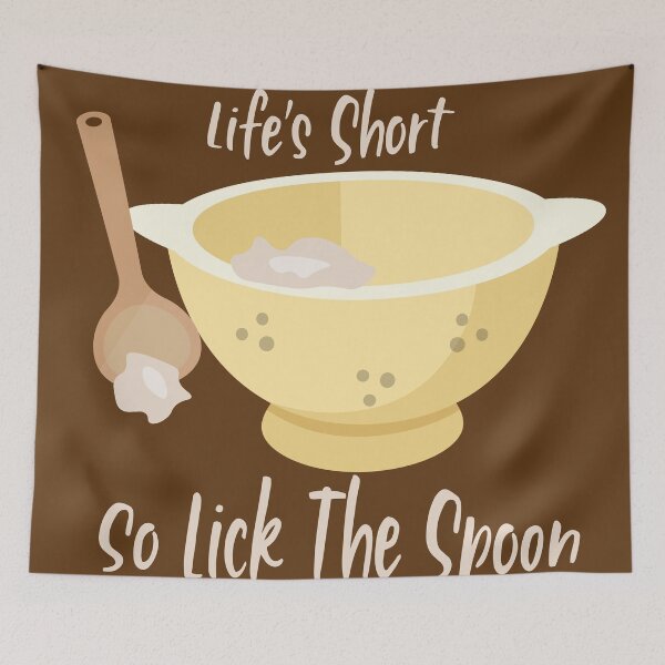 Item preview, Life's Short So Lick The Spoon designed and sold by MclaughlinGifts.