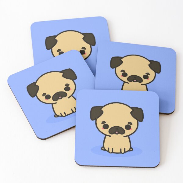 Item preview, Cute pug designed and sold by peppermintpopuk.