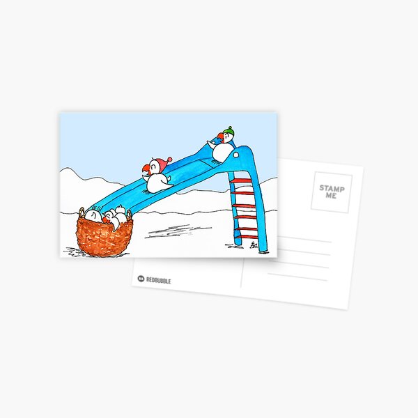 Guten Rutsch ins neue Jahr! Postkarte