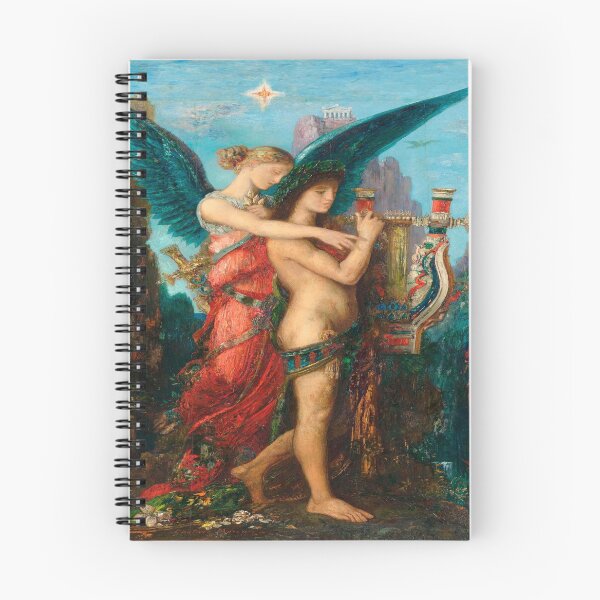 Item preview, Hesiod and the Muse-Gustave Moreau designed and sold by LexBauer.