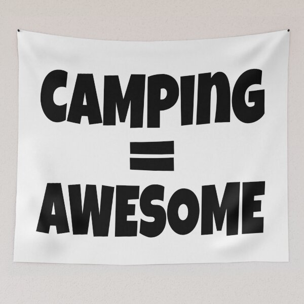 Item preview, Camping = Awesome designed and sold by SassyClassyMe.