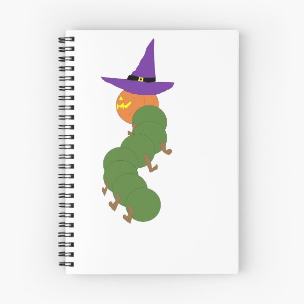 Item preview, caterpillar pumpkin head jack-o-lantern witch designed and sold by dreichek.