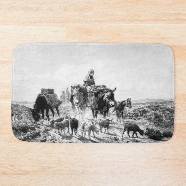 Item preview, Going to Market Mexico - Peter Moran - 1890 designed and sold by CrankyOldDude.