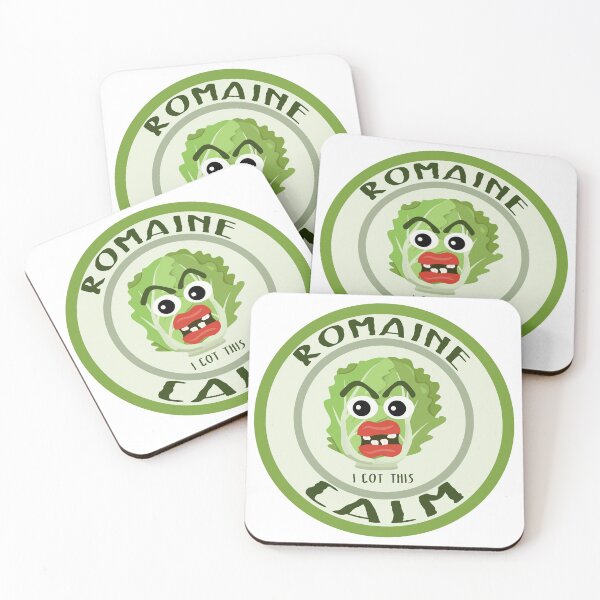 Item preview, Funny Vegetable Pun - Romaine Calm designed and sold by MclaughlinGifts.