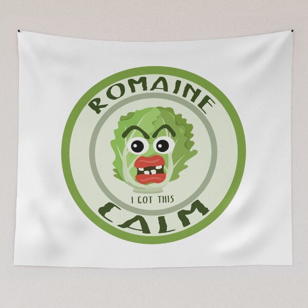 Item preview, Funny Vegetable Pun - Romaine Calm designed and sold by MclaughlinGifts.